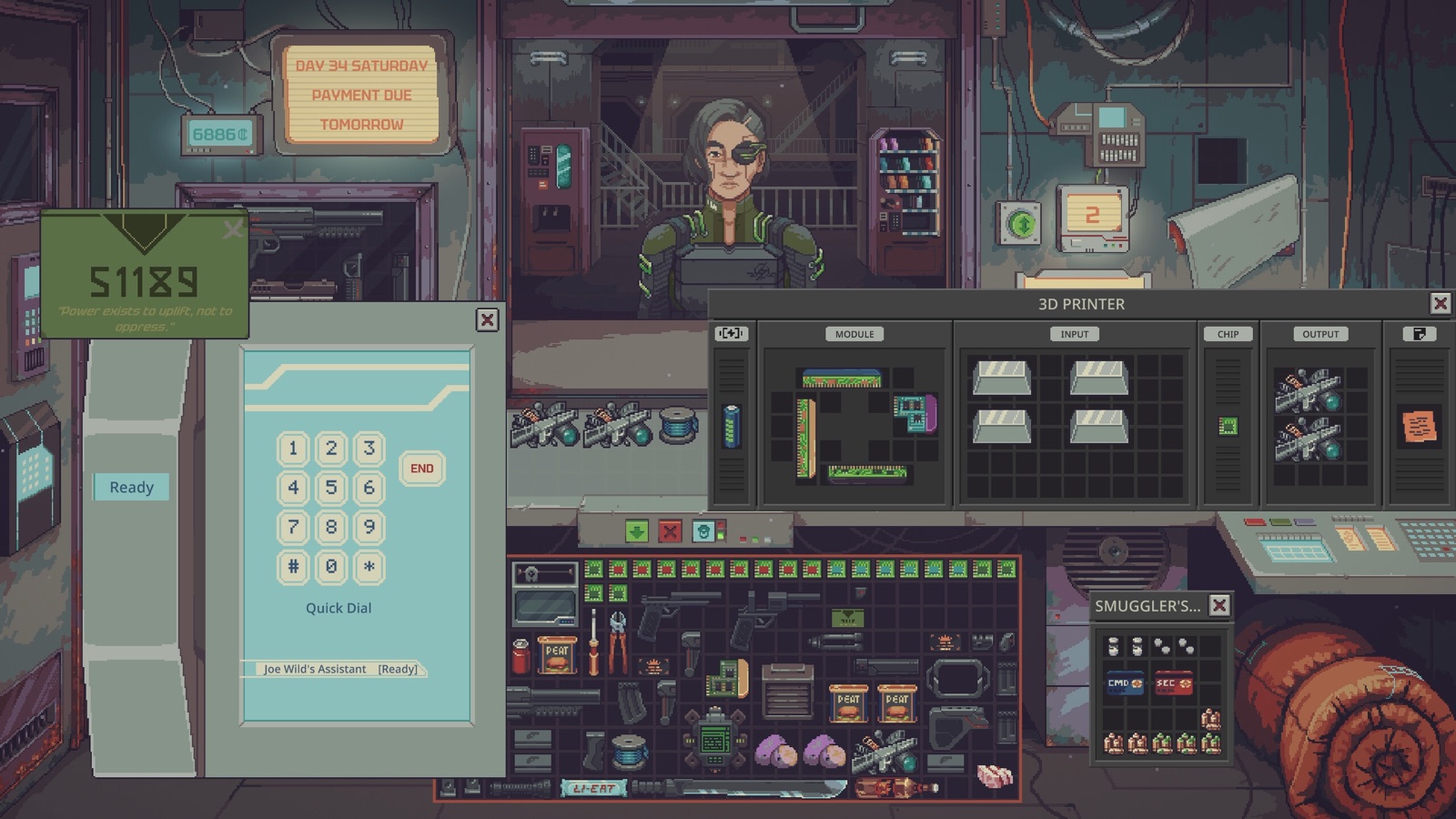 Probably Stolen security visit and 3D printer production line